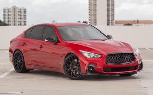 Infiniti Q50S by Naples Speed on Vossen Wheels (HF-2) 2018 года